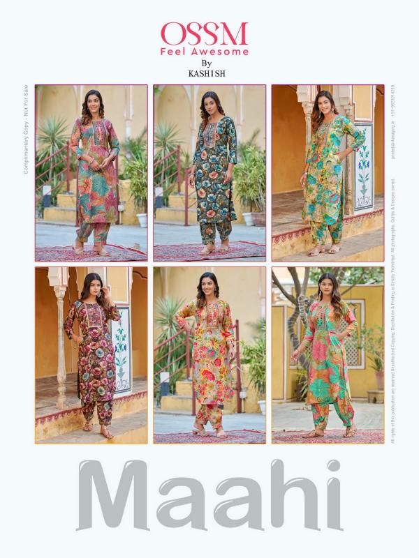 Ossm Maahi Afghani Style Kurti With Pant Collection